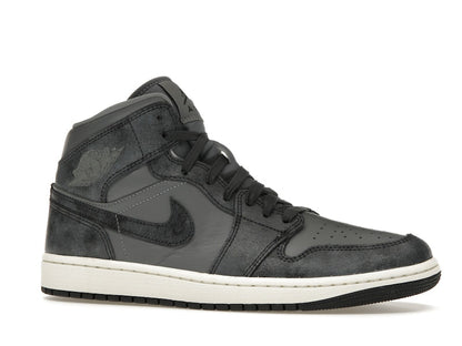 Jordan 1 Mid Distressed Smoke Grey (Women's)