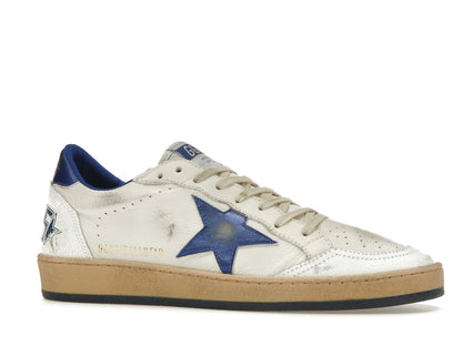 Golden Goose Ball-Star Low White Bluette