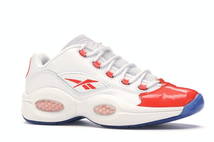 Reebok Question Low Patent Toe Orange