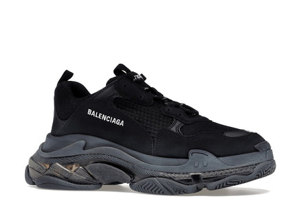 Balenciaga Triple S Clear Sole Black