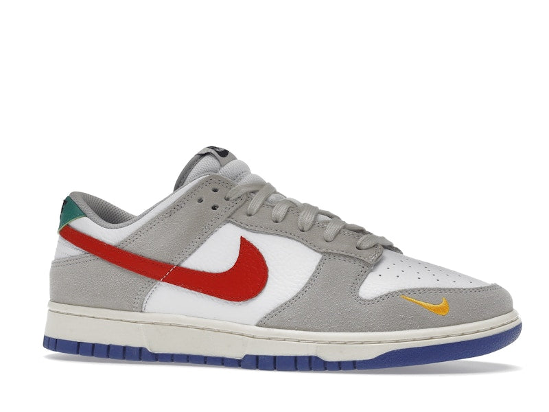 Nike Dunk Low Light Iron Ore Red Blue