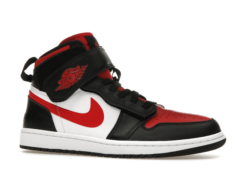 Jordan 1 High FlyEase Black White Fire Red