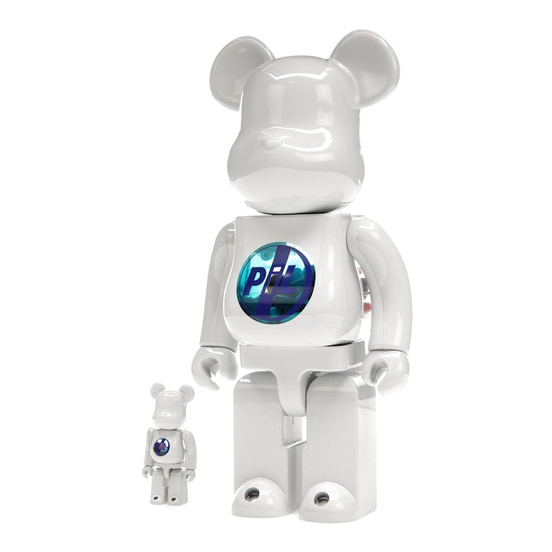 Bearbrick PiL 100% & 400% Set Chrome Ver.