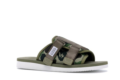 Suicoke x Bape ABC Kaw-Ape Green