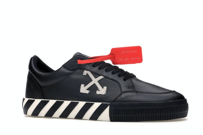 OFF-WHITE Vulc Low Black Leather FW19
