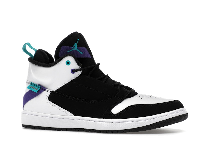Jordan Fadeaway Black White Grape