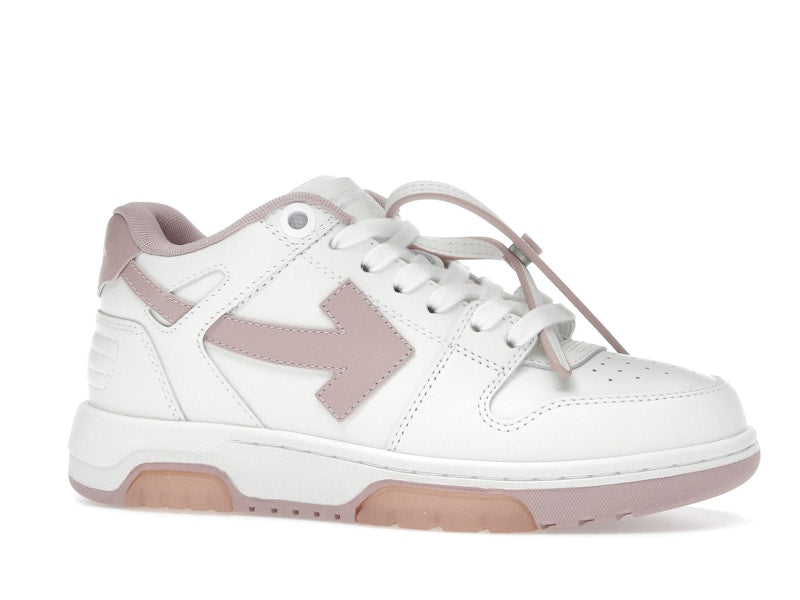 OFF-WHITE Out Of Office OOO Low Tops White Pink (Women's)