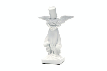Banksy Bucket On Head Figure White