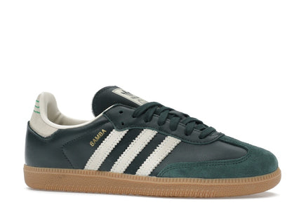 adidas Samba OG Shadow Green Cream White Gold Metallic