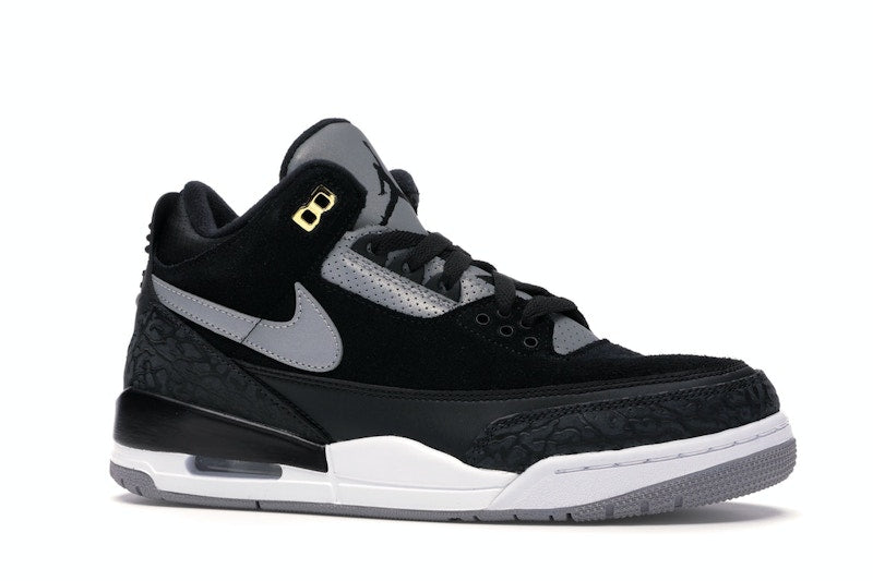 Jordan 3 Retro Tinker Black Cement Gold