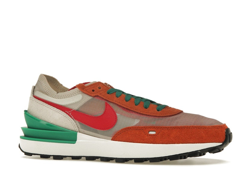 Nike Waffle One Burnt Sunrise Light Orewood Brown Malachite Mystic Hibiscus (Women's)