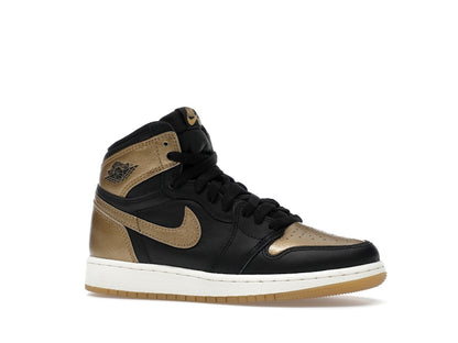 Jordan 1 Retro High OG Black Metallic Gold (GS)