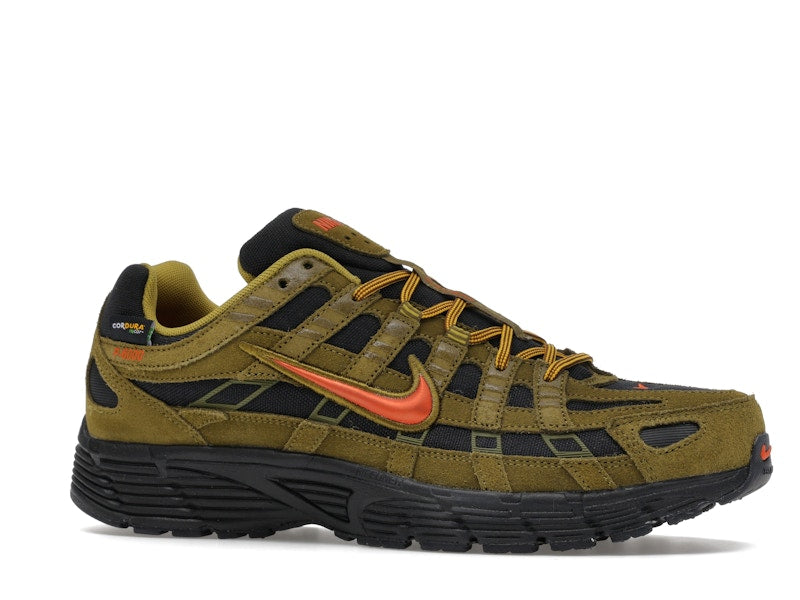 Nike P-6000 Premium Cordura Olive Flak Black Picante Red