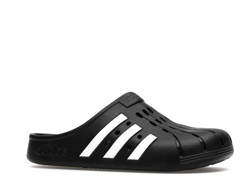 adidas Adilette Clogs Core Black Cloud White