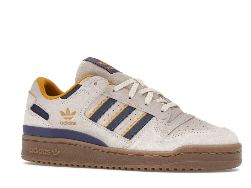 adidas Forum Low CL White Preloved Violet Yellow