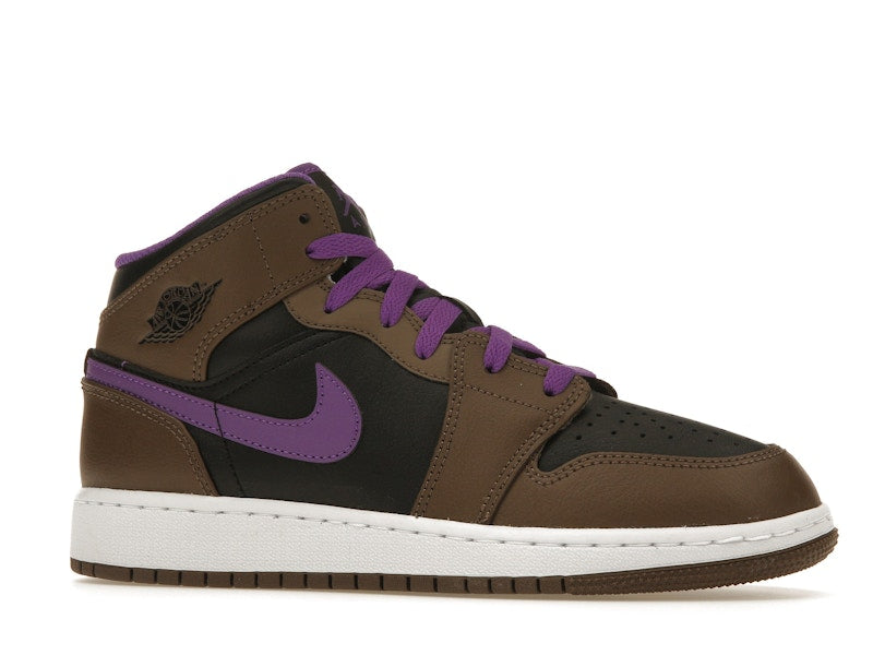 Jordan 1 Mid Purple Mocha (GS)