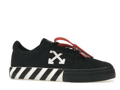 OFF-WHITE Vulcanized Low Canvas Black White