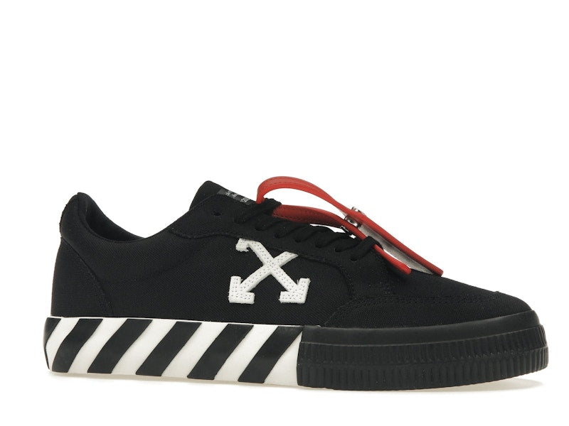 OFF-WHITE Vulcanized Low Canvas Black White