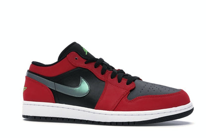 Jordan 1 Low Black Green Pulse Gym Red