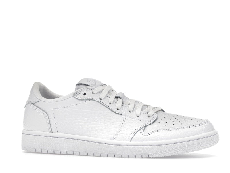 Jordan 1 Retro Low Swooshless Triple White (2025)