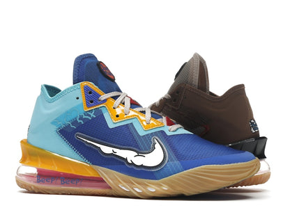 Nike LeBron 18 Low Wile E. vs Roadrunner Space Jam
