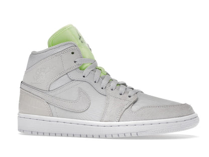 Jordan 1 Mid Vast Grey Ghost Green (Women's)