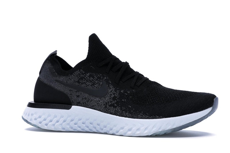 Nike Epic React Flyknit Black Dark Grey