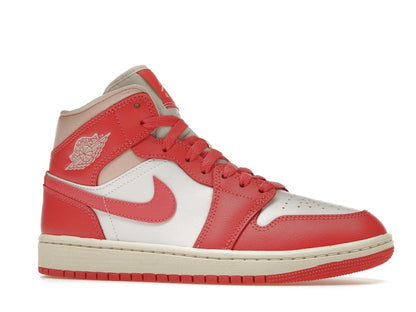 Jordan 1 Mid Strawberries and Cream (Women's)