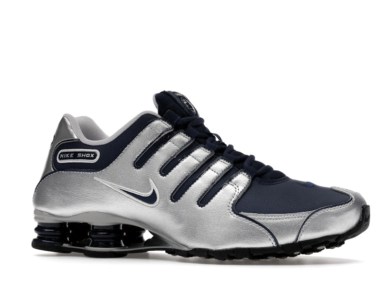 Nike Shox NZ Midnight Navy Metallic Silver