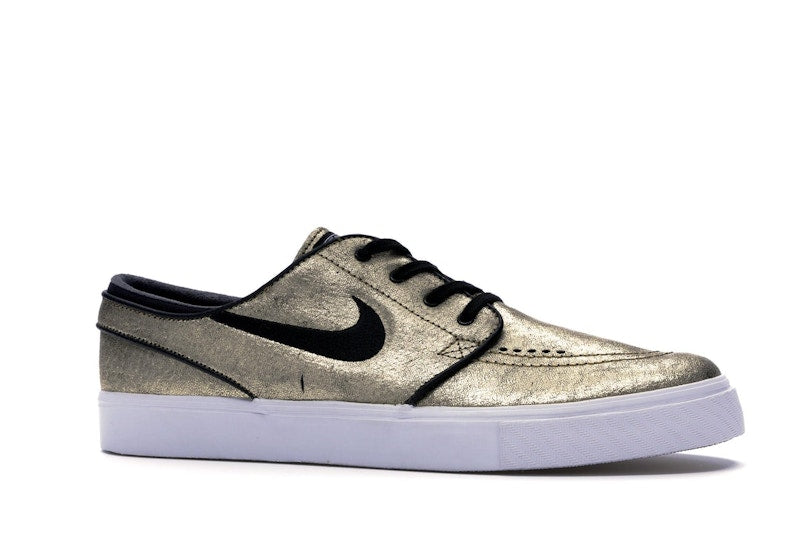 Nike SB Stefan Janoski Zoom Leather Metallic Gold