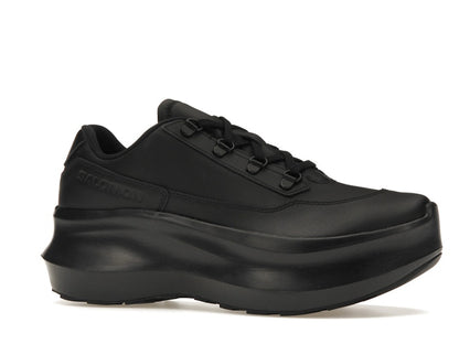 Salomon SR811 Leather Platform Comme des Garcons Black