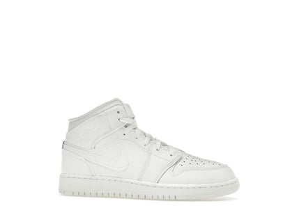 Jordan 1 Mid Triple White (2023) (GS)