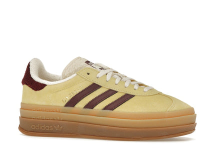 adidas Gazelle Bold Almost Yellow Maroon (Women's)