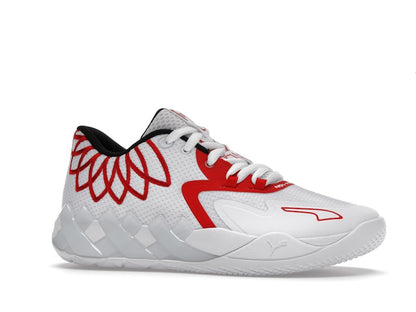 Puma LaMelo Ball MB.01 Lo Team Colors White High Risk Red