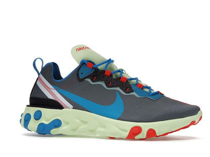 Nike React Element 55 Volt Dark Grey Photo Blue