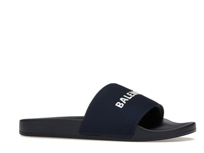 Balenciaga Pool Slide Navy