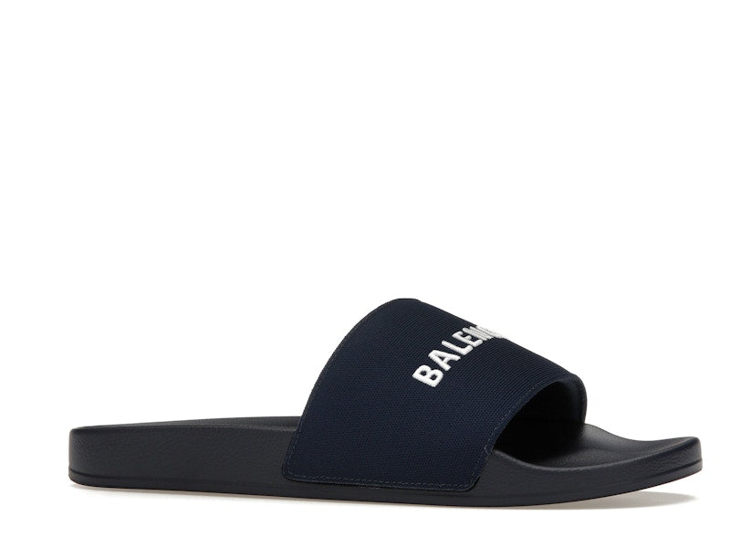 Balenciaga Pool Slide Navy