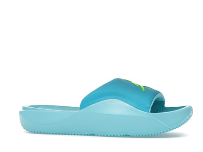 Jordan Franchise Slide Chlorine Blue Copa Electric Green