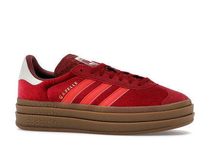 adidas Gazelle Bold Bright Red Velvet (Women's)