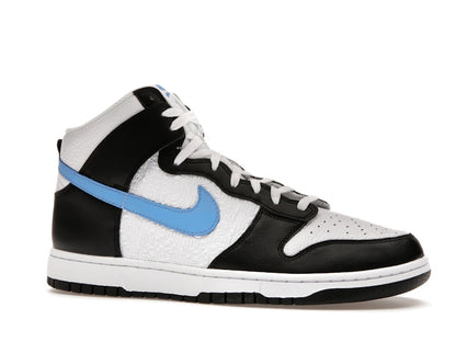 Nike Dunk High Retro FLC Black University Blue White