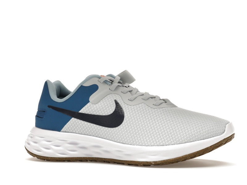 Nike Revolution 6 FlyEase Next Nature Pure Platinum Dark Marina Blue