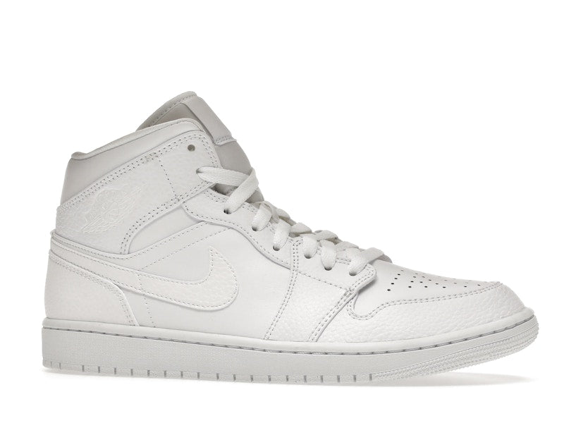 Jordan 1 Mid Triple White 2.0 (2020)