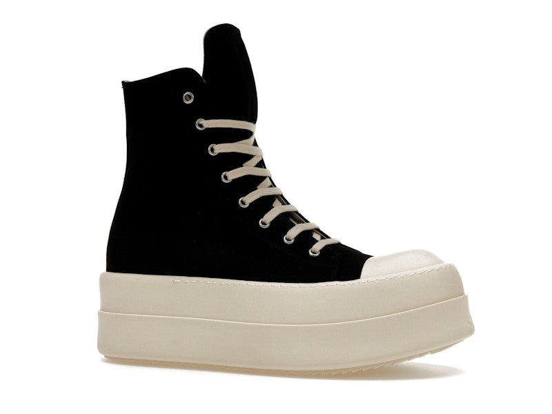 Rick Owens DRKSHDW Mega Bumper Canvas Sneaks Black Milk