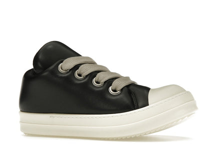 Rick Owens Jumbo Lace Padded Sneaks Low Black Milk