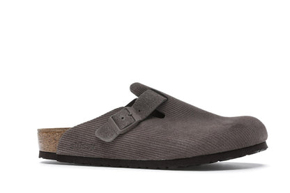 Birkenstock Boston Clogs Stussy Anthracite