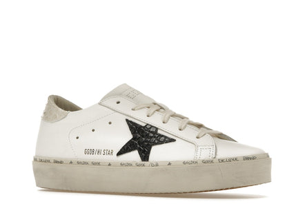 Golden Goose Hi Star White Black Star (Women's)