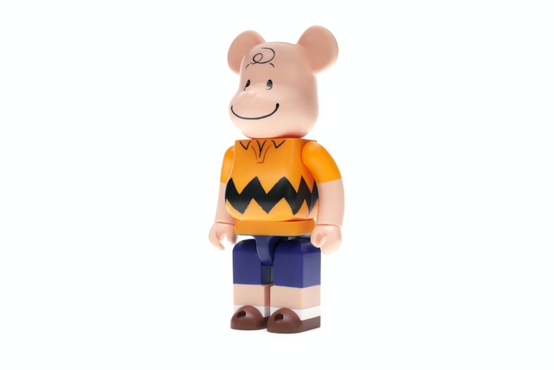 Bearbrick Charlie Brown 400% Yellow