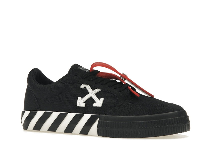 OFF-WHITE Vulcanized Low Canvas Black White