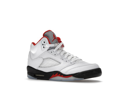 Jordan 5 Retro Fire Red Silver Tongue (2020) (GS)