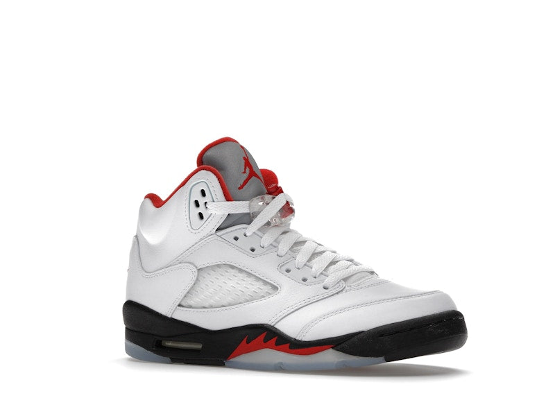 Jordan 5 Retro Fire Red Silver Tongue (2020) (GS)